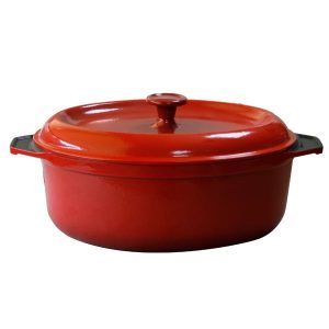 Kuhn Rikon Vitrifue CR Pot Oval Red