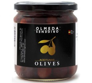 Olmeda Cuquillo Black Pitted Olives