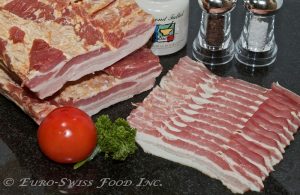 Slab and Sliced Bacon